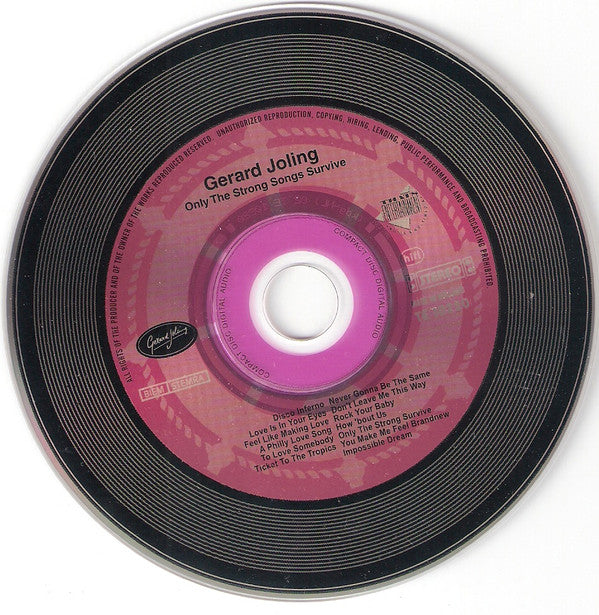 Gerard Joling : Only The Strong Songs Survive! (CD, Album)