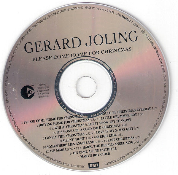 Gerard Joling : Please Come Home For Christmas (CD, Album, Copy Prot., RE)
