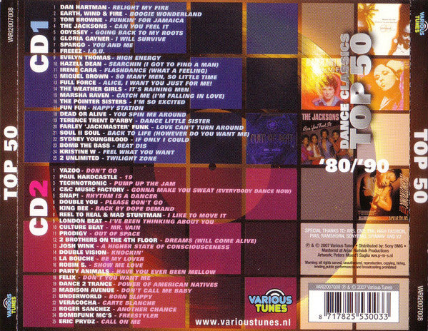 Various : Dance Classics Top 50 (2xCD, Comp)