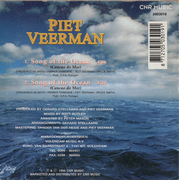 Piet Veerman : Song Of The Ocean (CD, Single)