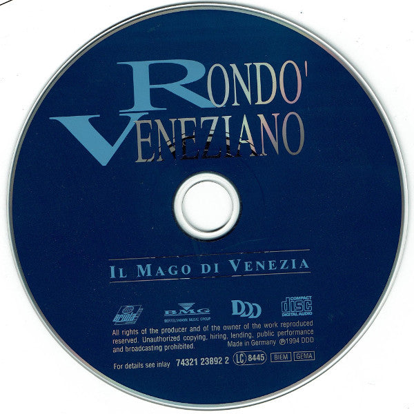 Rondò Veneziano : Il Mago Di Venezia (CD, Album)
