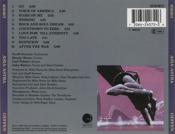 Asia (2) : Astra (CD, Album, RE)