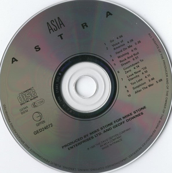 Asia (2) : Astra (CD, Album, RE)