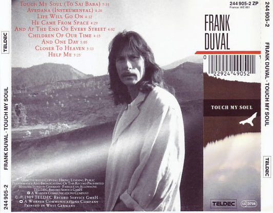 Frank Duval : Touch My Soul (CD, Album)