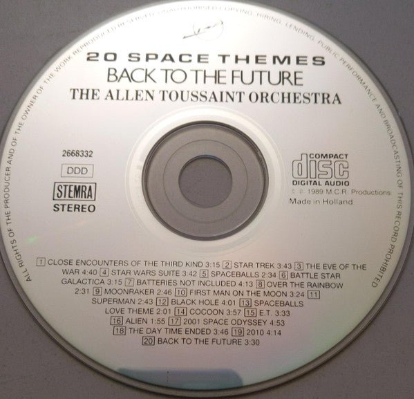 The Allen Toussaint Orchestra : 20 Space Themes - Back To The Future (CD, Comp)