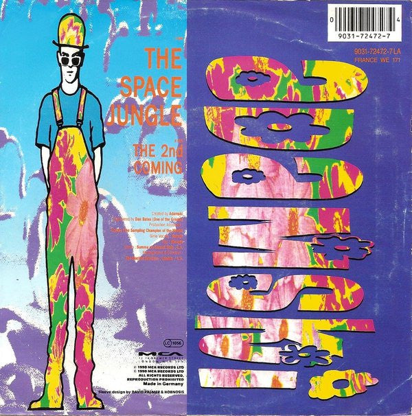 Adamski : The Space Jungle (7", Single, Sol)
