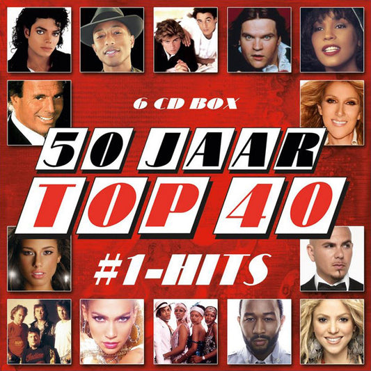 Various : 50 Jaar Top 40 #1-Hits (6xCD, Comp)