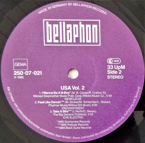 Various : Special 6 Track Maxi - USA Vol.2 (LP, Comp)