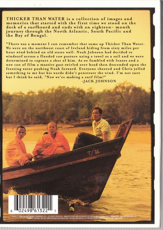 Jack Johnson And The Malloys : Thicker Than Water (A Film By Jack Johnson And The Malloys) (DVD-V)