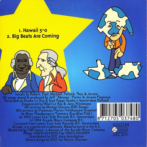 Party Animals : Hawaii 5-0 (CD, Single)