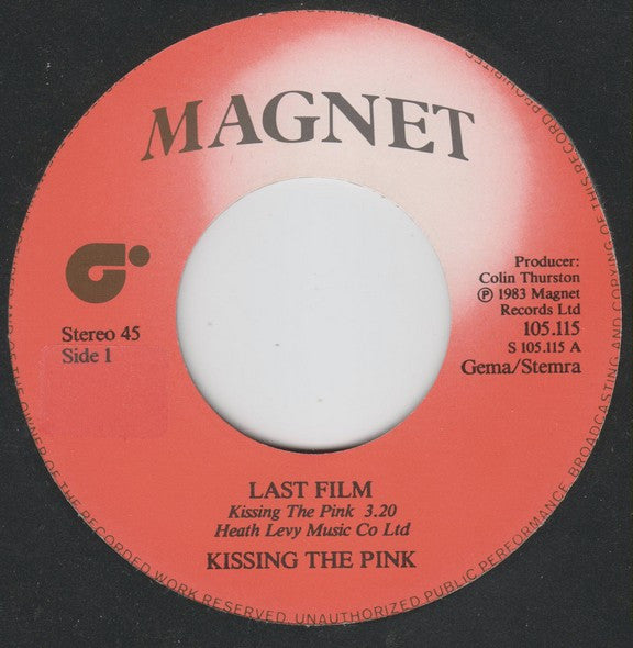 Kissing The Pink : The Last Film (7", Single)