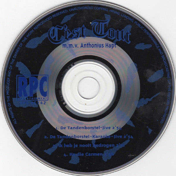 C'est Tout M.M.V. Antonius Hapt : De Tandenborstel-Jive (CD, Maxi)