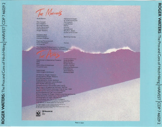 Roger Waters : The Pros And Cons Of Hitch Hiking (CD, Album, Pre)