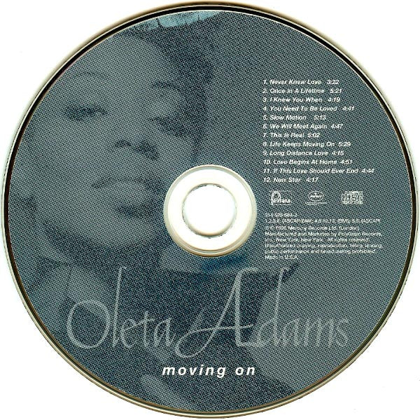 Oleta Adams : Moving On (CD, Album)