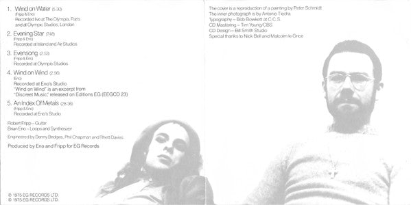 Fripp & Eno : Evening Star (CD, Album, RE, Vir)