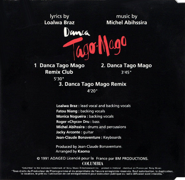 Kaoma : Danca Tago-Mago (CD, Maxi)