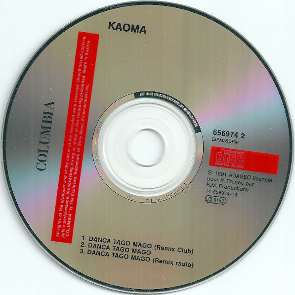 Kaoma : Danca Tago-Mago (CD, Maxi)