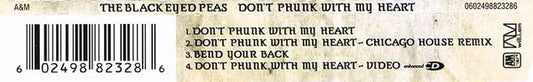 Black Eyed Peas : Don't Phunk With My Heart (CD, Maxi, Enh)
