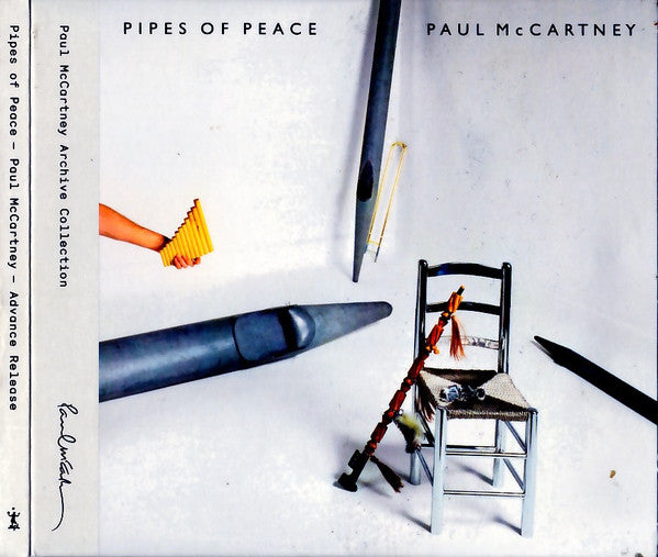Paul McCartney : Pipes Of Peace – Advance Release (2xCD, Album, Promo, RM + DVD, Promo)