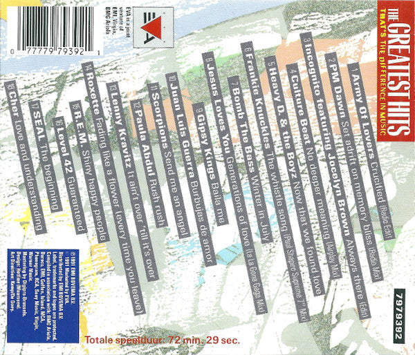 Various : The Greatest Hits 1991 - 3 (CD, Comp)
