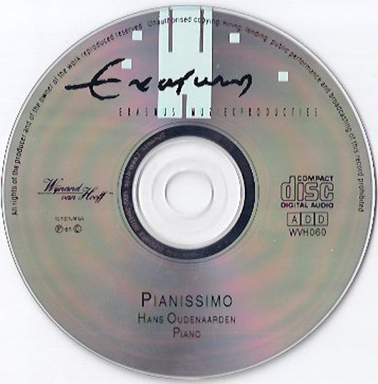 Hans Oudenaarden : Pianissimo (CD, Album)