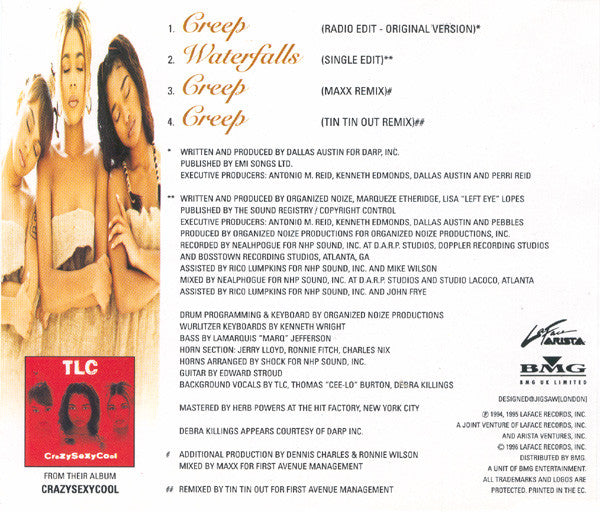 TLC : Creep '96 (CD, Single)