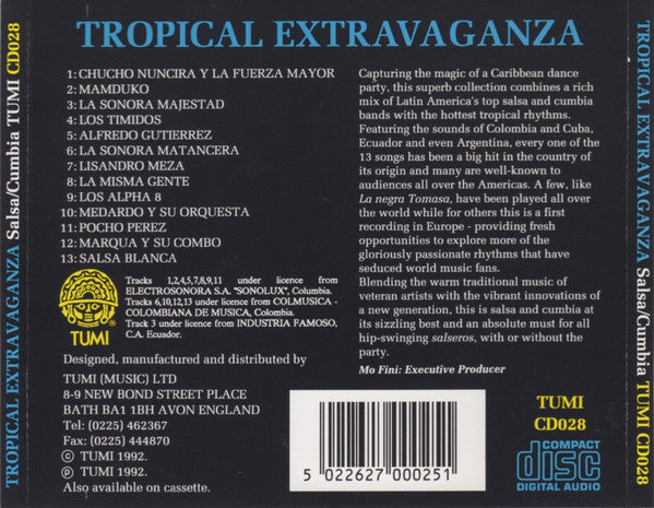 Various : Tropical Extravaganza (CD, Comp, Smplr)
