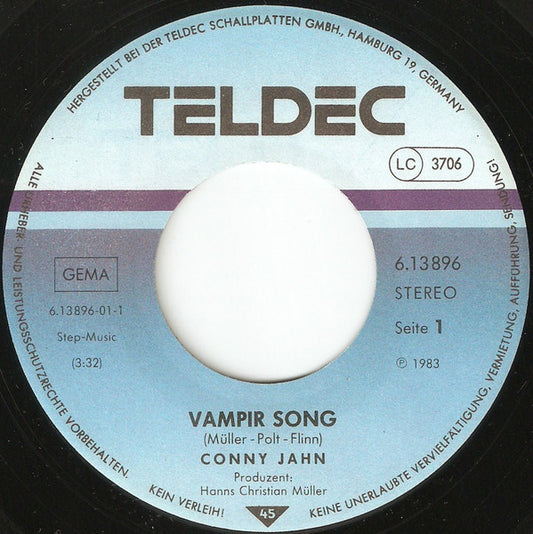 Conny Jahn : Vampir Song / Die Rindsbratwurst (7", Single)