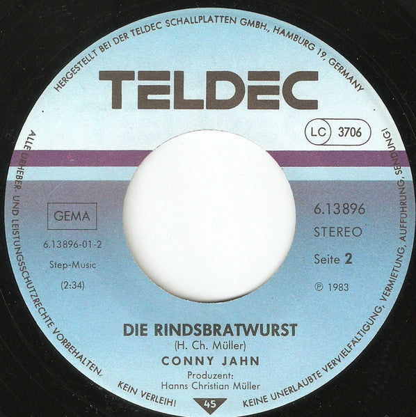 Conny Jahn : Vampir Song / Die Rindsbratwurst (7", Single)
