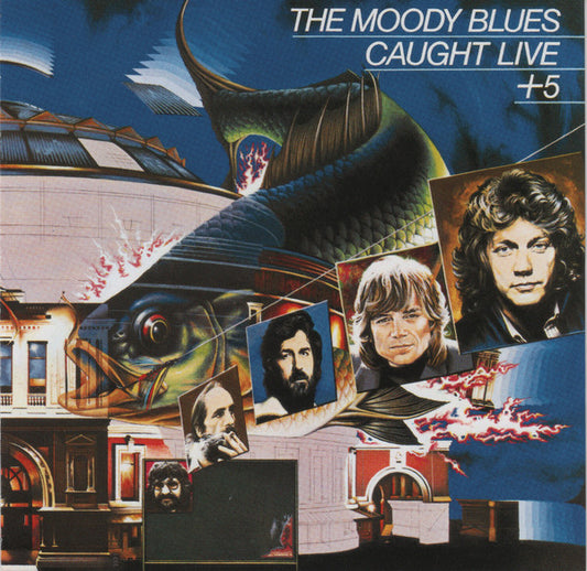 The Moody Blues : Caught Live + 5 (CD, Album, RE, RM)