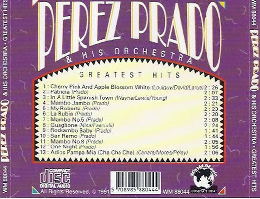 Perez Prado And His Orchestra : Greatest Hits (CD, Comp)