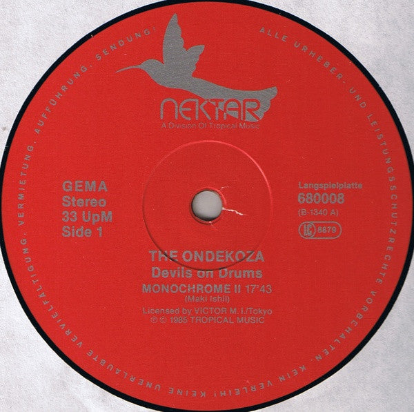 Ondekoza : Devils On Drums (From The Sado-Island/Japan) (LP)