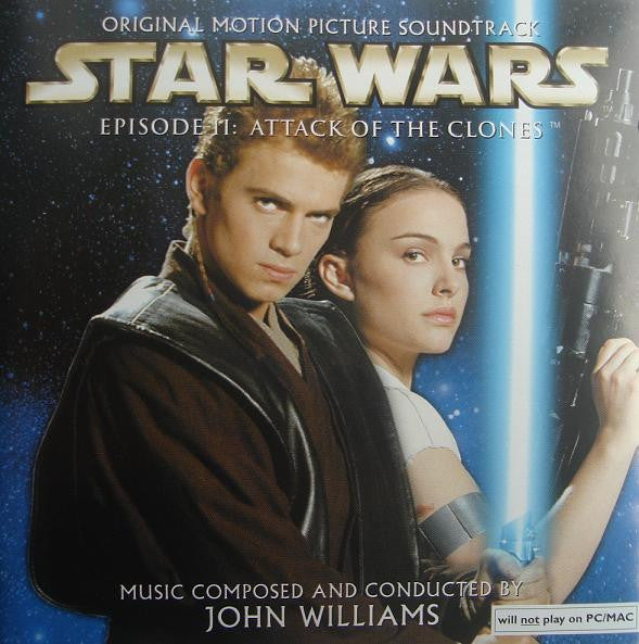 John Williams (4) : Star Wars Episode II: Attack Of The Clones (Original Motion Picture Soundtrack) (CD, Album, Copy Prot., Ana)
