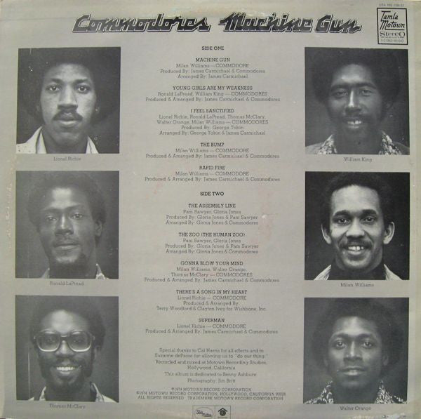 Commodores : Machine Gun (LP, Album)