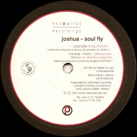 Joshua (8) : Soul Fly (12")