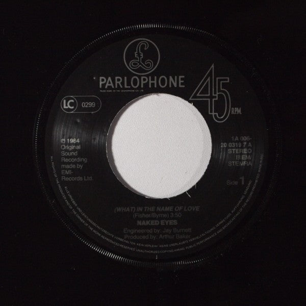 Naked Eyes : (What) In The Name Of Love (7", Single)