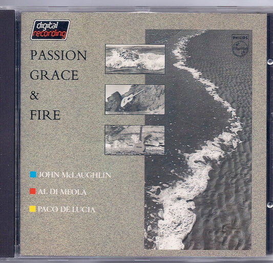 John McLaughlin, Al Di Meola, Paco De Lucía : Passion, Grace & Fire (CD, Album, RE)