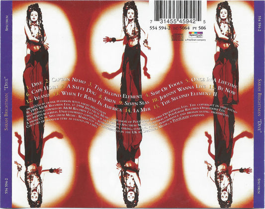 Sarah Brightman : Dive (CD, Album)