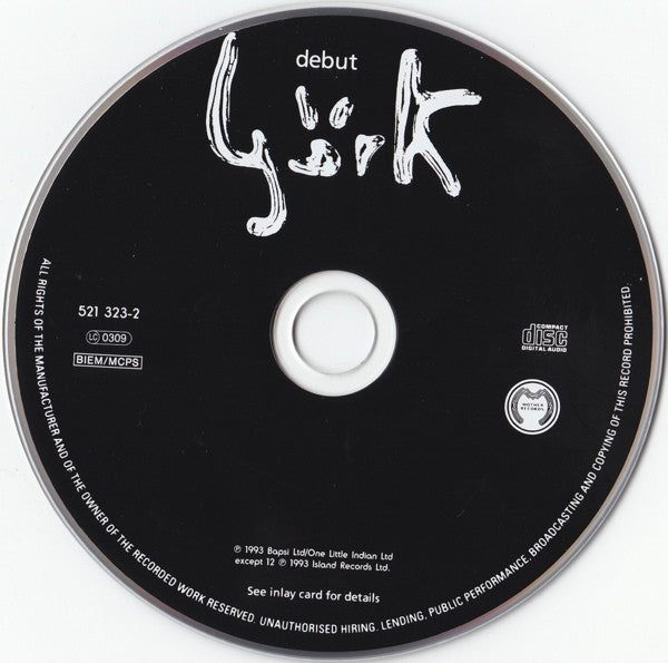 Björk : Debut (CD, Album, RE, PMD)