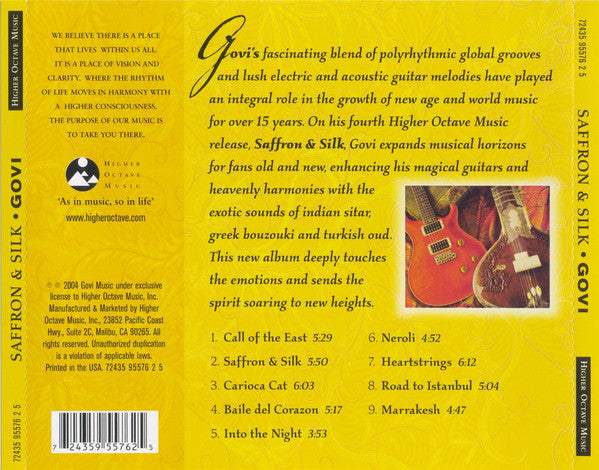 Govi : Saffron & Silk (CD, Album)