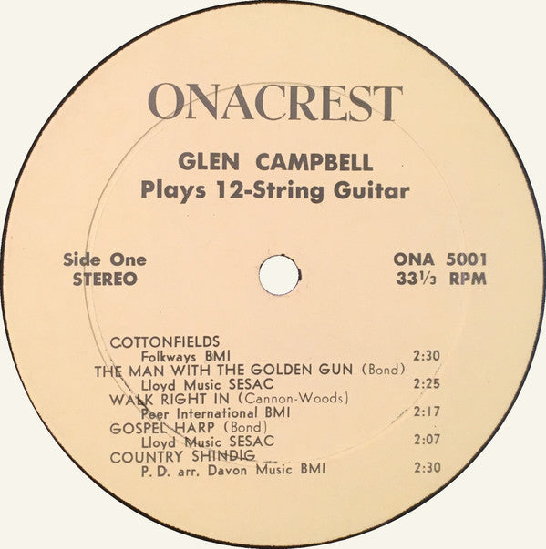 Glen Campbell : Plays 12-String Guitar (LP)