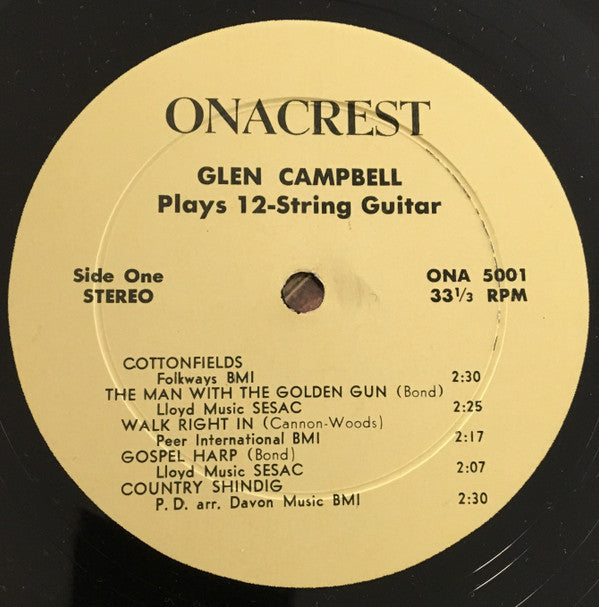 Glen Campbell : Plays 12-String Guitar (LP)