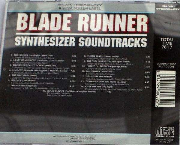 Various : Blade Runner - Synthesizer Soundtracks (CD, Comp)