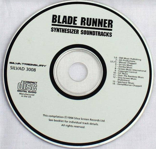 Various : Blade Runner - Synthesizer Soundtracks (CD, Comp)
