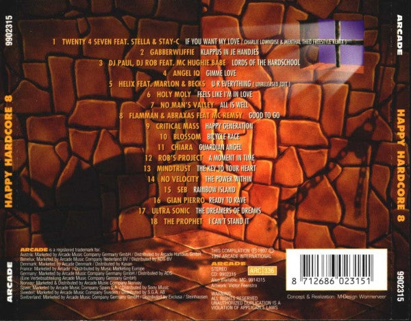 Various : Happy Hardcore 8 (CD, Comp)