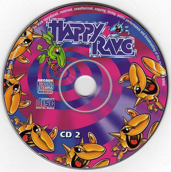 Various : Happy Rave (2xCD, Comp, P/Mixed)