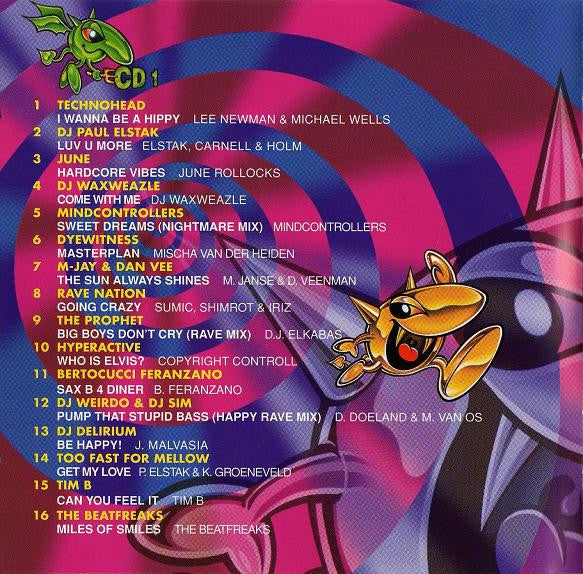 Various : Happy Rave (2xCD, Comp, P/Mixed)