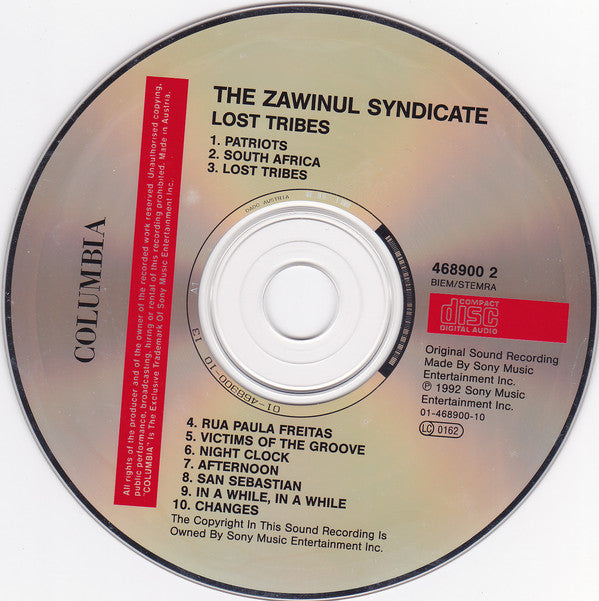 The Zawinul Syndicate : Lost Tribes (CD, Album)