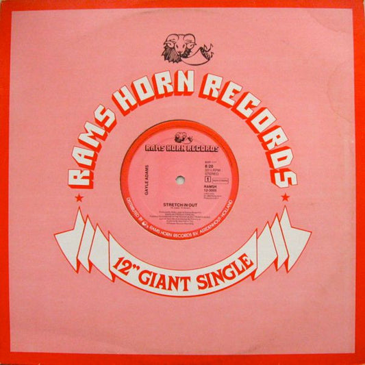 Gayle Adams : Stretch In Out / Your Love Is A Live Saver (12", Single)
