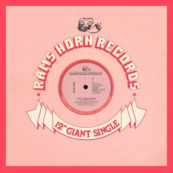 Hi-Gloss : You'll Never Know (12", Single)